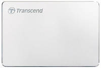 Портативный жесткий диск Transcend 1TB USB 3.1 Type-C StoreJet 25C3S Silver (TS1TSJ25C3S)