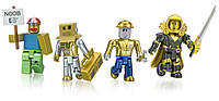 Игровой набор Four Figure Pack Roblox Icons - 15th Anniversary Gold Collector s Set, 4 фигурки и аксессуары