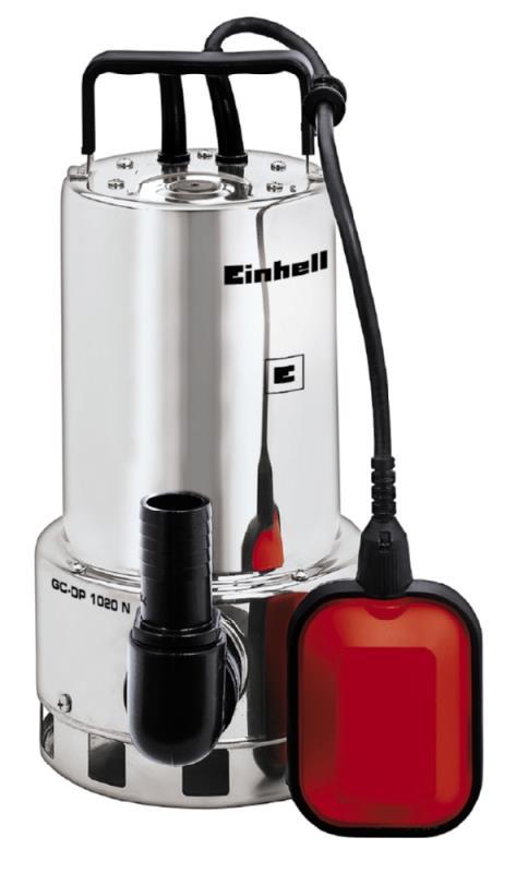 Насос дренажний Einhell GC-DP 1020 N, 1000 Вт, 18000 л/ч, вис. 9 м, глиб. 5 м (4170773)