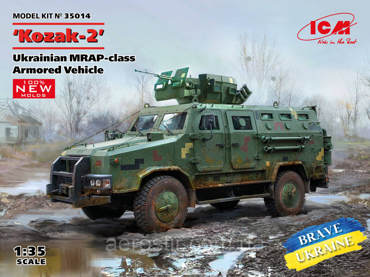 Бронеавтомобіль "Козак-2" 1/35 ICM 35014