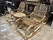Крісло-гойдалки з лози 2шт.+столик, фото 6
