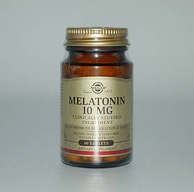 Мелатонін (Melatonin), Solgar, 10 мг, 60 таблеток