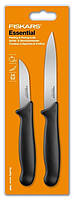 Набір ножів для чищення Fiskars Essential Small, 2шт, блістер (1051834)