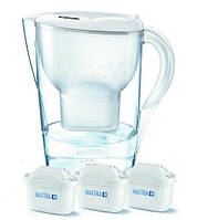 Фільтр-глечик Brita Marella XL Memo   3 картриджа 3.5 л (2 л очищеної води), білий (1040212)