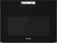 Духовой шкаф Gorenje электрический компактный, 50л, A , дисплей, ф-ция СВЧ, черный (BCM598S17BG)