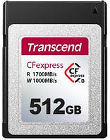 Карта памяти Transcend CFexpress 512GB Type B R1700/W1100MB/s (TS512GCFE820)