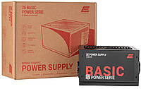 Блок питания 2E BASIC POWER (500W), 80%, 120mm, 1xMB 24pin(20 4), 1xCPU 8pin(4 4), 3xMolex, 4xSATA, 2xPCIe