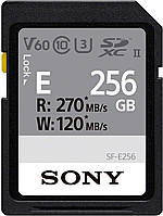 Карта памяти Sony 256GB SDXC C10 UHS-II U3 V60 R270/W120MB/s Entry (SFE256.ET4)