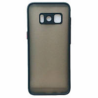 Матовий протиударний чохол для Samsung Galaxy S8 Plus S8+ чорний захист камери
