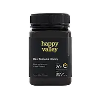 Мед Манука Manuka Honey UMF 20+ ( MGO 829 mg/kg ) Happy Valley 500 г Новая Зеландия Доставка из ЕС