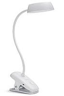 Лампа настольна Philips LED Reading Desk lamp Donutclip білий (929003179707)