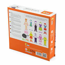 Ігровий набір Viga Toys Гардероб дівчинки на магнітах (59652), фото 2