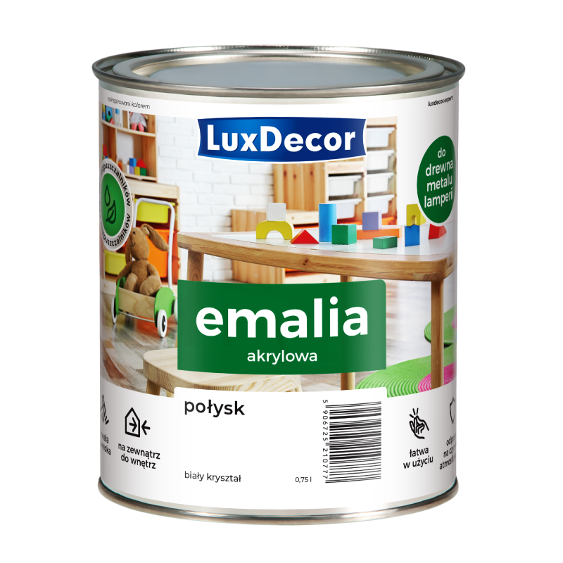 Емаль акрилова універсальна Luxdecor глянcова