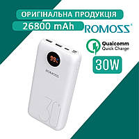 Power Bank Romoss SW30 2USB+Type-C QC3.0 PD 30W 26800mAh White (Код товару:24435)