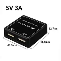 Контроллер 5V 3A к Солнечным панелям Power Bank 2xUSB Номер модели: HH-SCT-001-BLA выход USB 5V