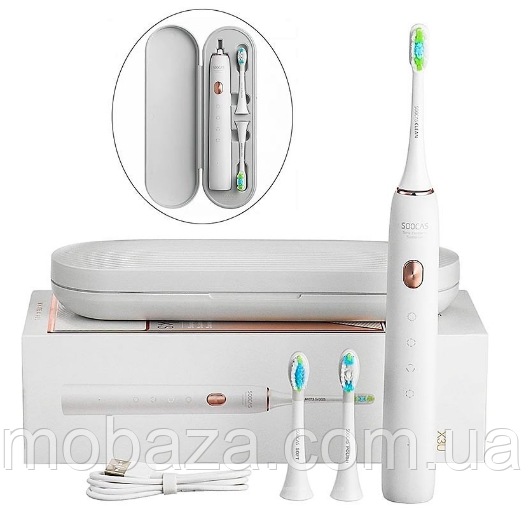 Зубна щітка Xiaomi Soocas X3U біла (повний комплект)