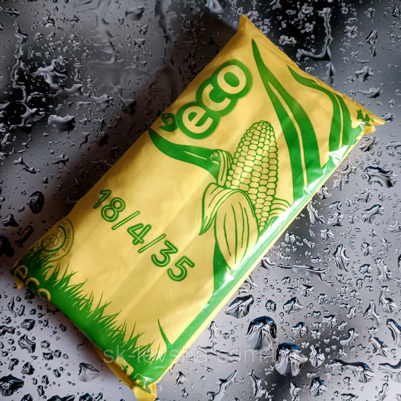 Пакети фасувальні 18*35 ECO Кукурудза HDPE 10 мкр.