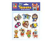 Набір м'яких наклейок Звірята Vladi Toys VT4210-10 Укр FG,, фото 2
