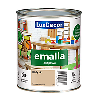 Эмаль акриловая универсальная Luxdecor глянцевая Песчаная буря, 0.75