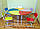Комплект Стіл дитячий Лепесток п'ятимісний регульований 2-4 р.гр. та стільчик дитячий Пілот hpl 2-4 р.гр., фото 2