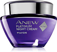 Нічний крем проти глибоких зморшок Avon Anew Platinum 55+