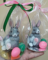 Подарок на Пасху - кролик из мыла ручной работы