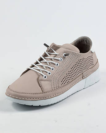 Мокасини перфоровані Altura 5282 39 Бежеві шкіра 36, фото 1