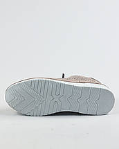 Мокасини перфоровані Altura 5282 39 Бежеві шкіра 36, фото 4