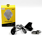 FM-модулятор з Bluetooth та USB, V11 BT + Гарнітура / Автомобільний ФМ-трансмітер, фото 6