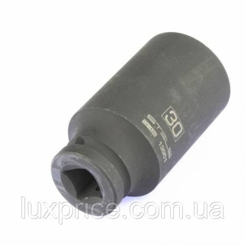 Насадка торцева ударна подовжена, 30 мм, 1/2", CrMo Stels 13951    Luxprice, фото 1