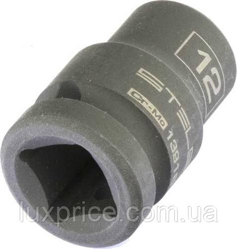 Насадка торцева ударна, 12 мм, 1/2", CrMo Stels 13916    Luxprice, фото 1