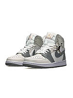 Жіночі кросівки Nike Air Jordan 1 High Grey White