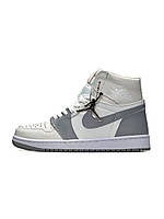Жіночі кросівки Nike Air Jordan 1 High Grey White