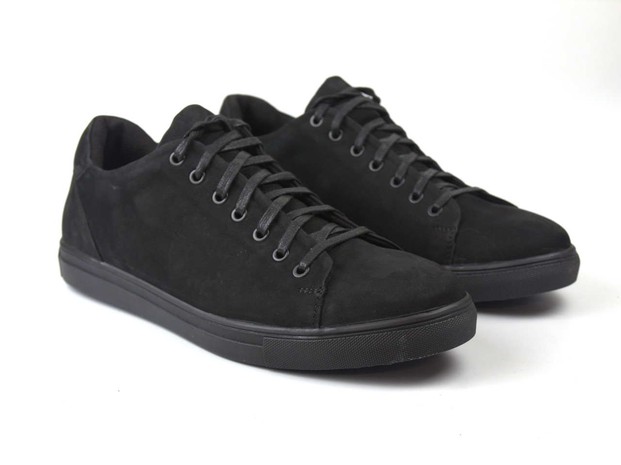 Чорні чоловічі кеди кросівки замша чоловіче взуття повсякденне Rosso Avangard Konvaro Black Vel, фото 1