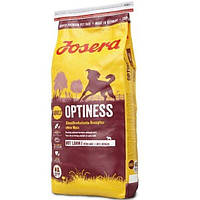 Сухий корм для дорослих собак середніх і великих порід Josera Adult Optiness з ягням, птицею та рисом, 15 кг