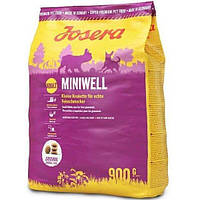 Сухой корм для взрослых собак малых пород Josera Adult Miniwell с птицей, рисом и кукурузой, 900 г