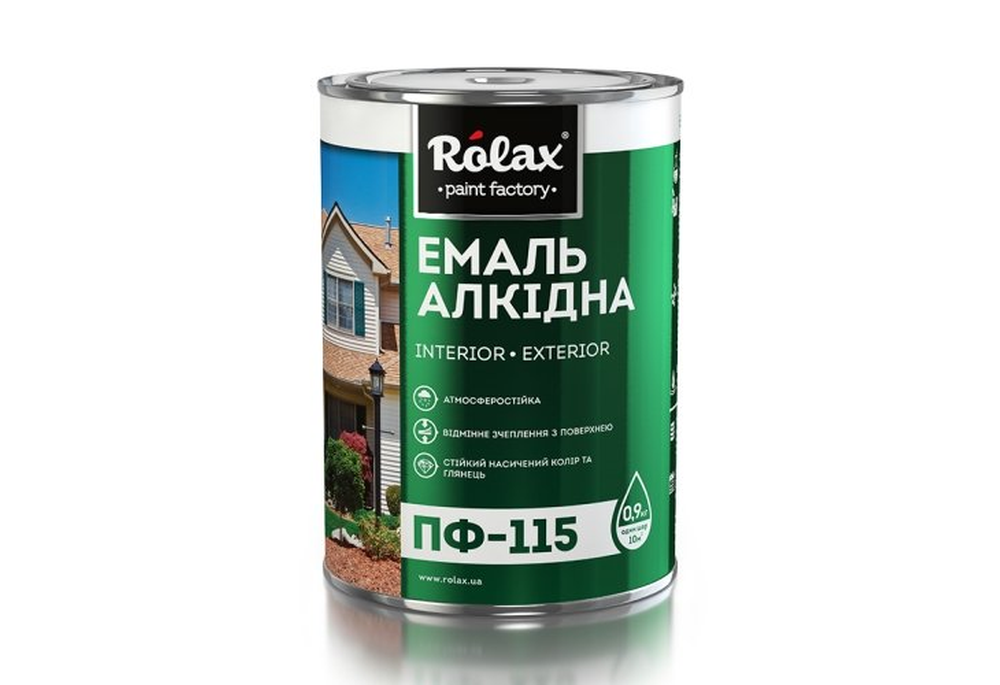 Емаль універсальна алкідна ПФ-115 коричнева 0,25кг