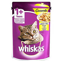 Вологий корм для котів Whiskas Casserole для з куркою в желе, 85 г