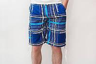 Чоловічі шорти (плащівка), синього кольору кольору