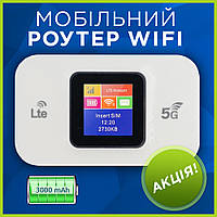 Роутер беспроводной 4g 3g вай фай интернет в LTE WiFi роутер на дачу на батарее переносной вай фай роутер