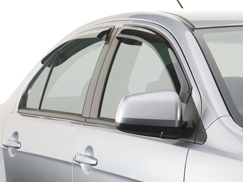 Дефлектори вікон вітровики Renault Logan MCV(Combi) 2013-  П\К скотч  AV-Tuning
