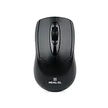 Мишка REAL-EL RM-207 Black класична USB