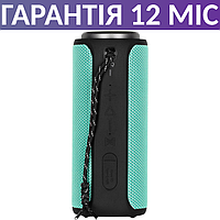 Блютуз колонка 2E SoundXTube Bluetooth, зелена, 30 Ватт, портативна, музикальна, бездротова