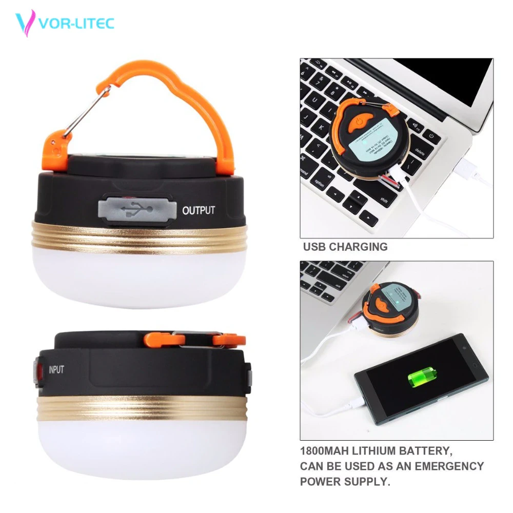 Світлодіодний ліхтар магнітний VORLITEC 3 Вт Power bank