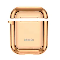 Чехол Baseus Shining hook Case For Airpods 1-2nd Generation gold