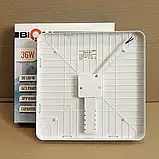 Світлодіодний світильник Biom BYS-01-36-5 36w квадратний 5000К, фото 4