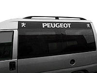 Рейлинги черные Стандартная база, пластиковые ножки Peugeot Expert 1996-2007 гг. Avtoteam