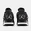 Кросівки чоловічі Air Jordan 4 Retro SE Black Canvas, фото 7