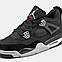 Кросівки чоловічі Air Jordan 4 Retro SE Black Canvas, фото 8