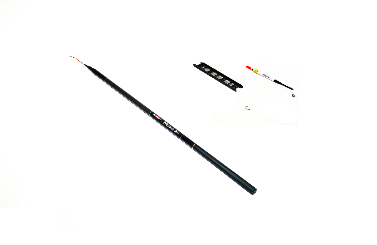 Вудка Mikado Princess 4,5м + готова оснастка